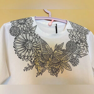 Casual  Australian rhinestone T-shirt